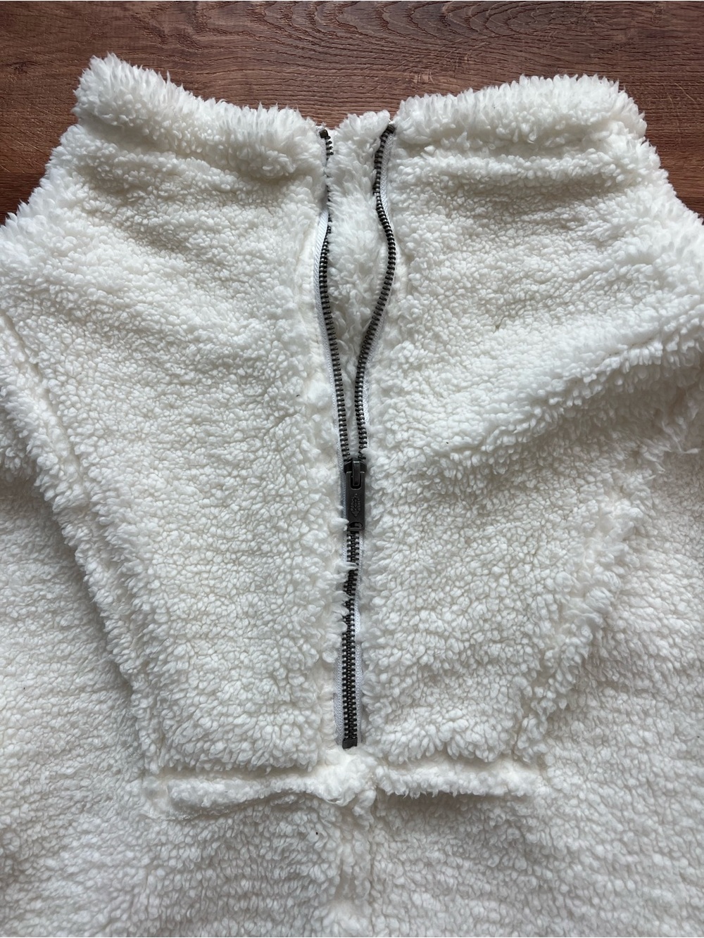 Free People FP Movement Nantucket Fleece Jacket Size Large RT $98 Ivory - Picture 2 of 4
